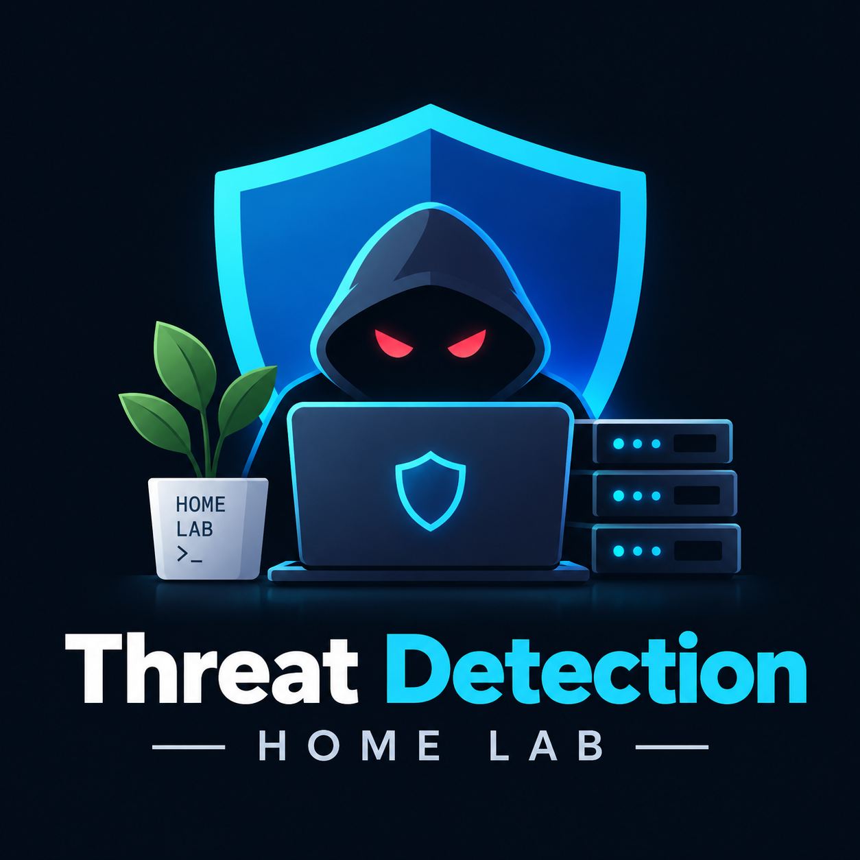 Threat Detection Home Lab project artwork