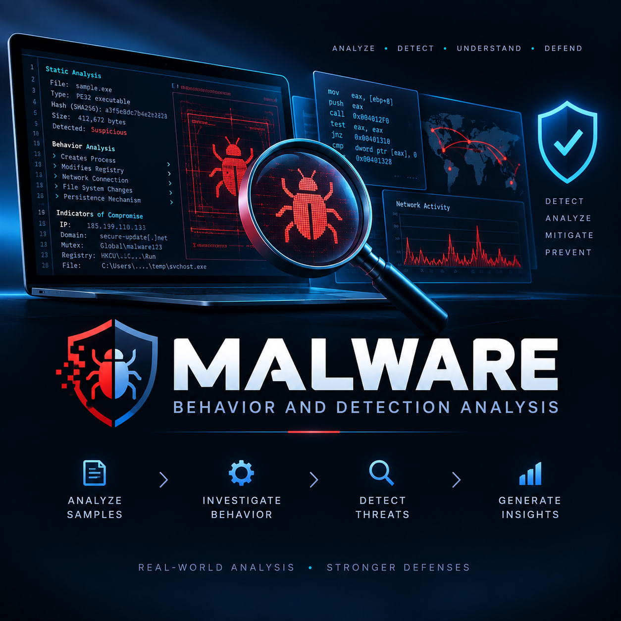Malware Behavior and Detection Analysis project artwork